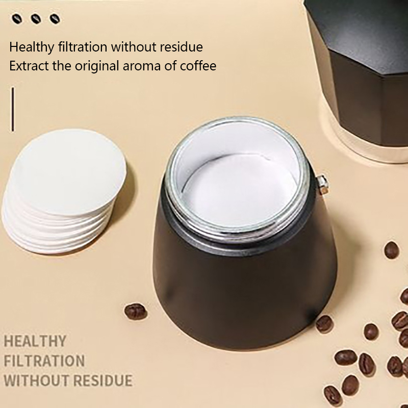 Coffee Vending Equipment - 100Pcs Okrągły papierowy filtr do kawy