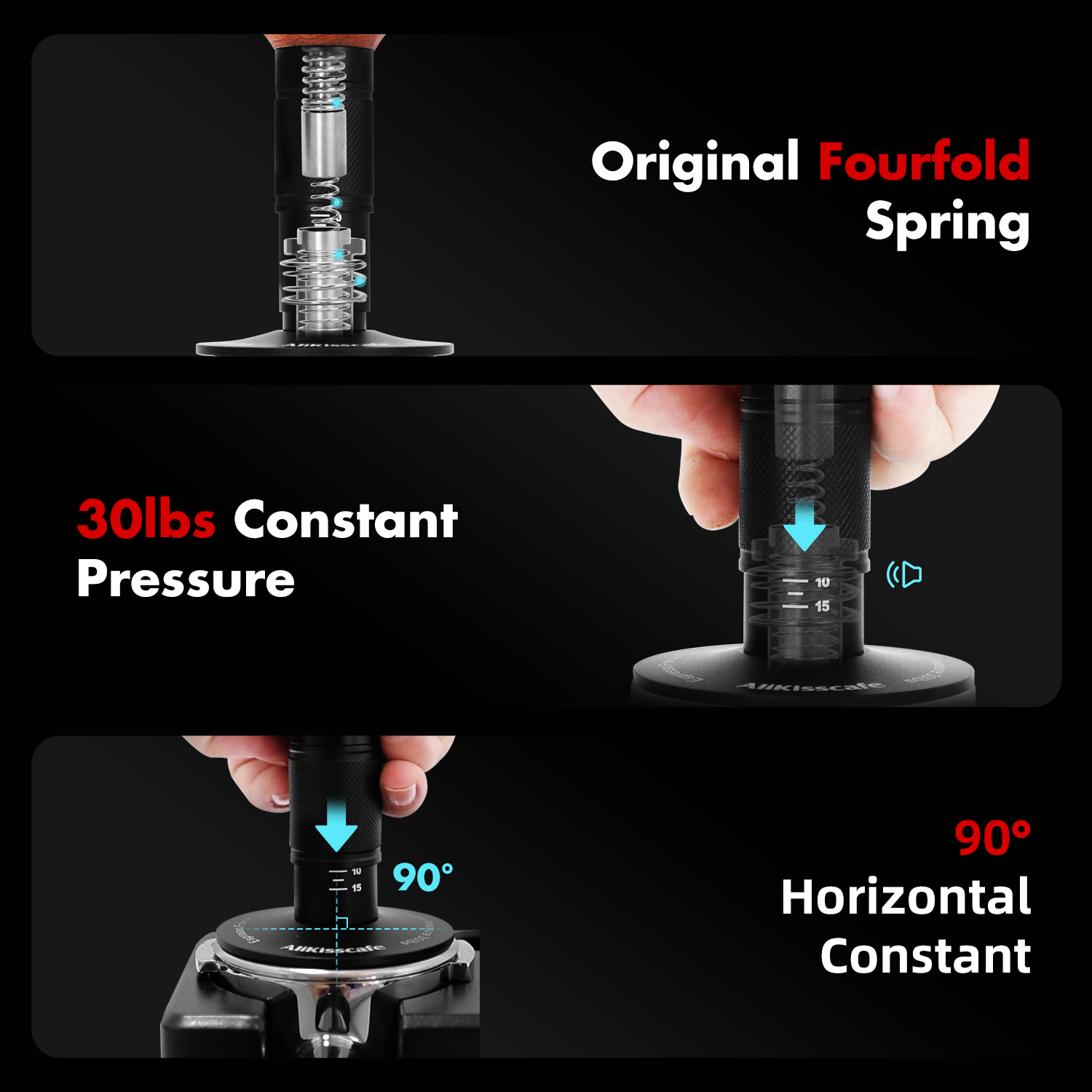 Tamper do kawy AliKisscafe Imp – Pressure Gauge Espresso recenzja i cena