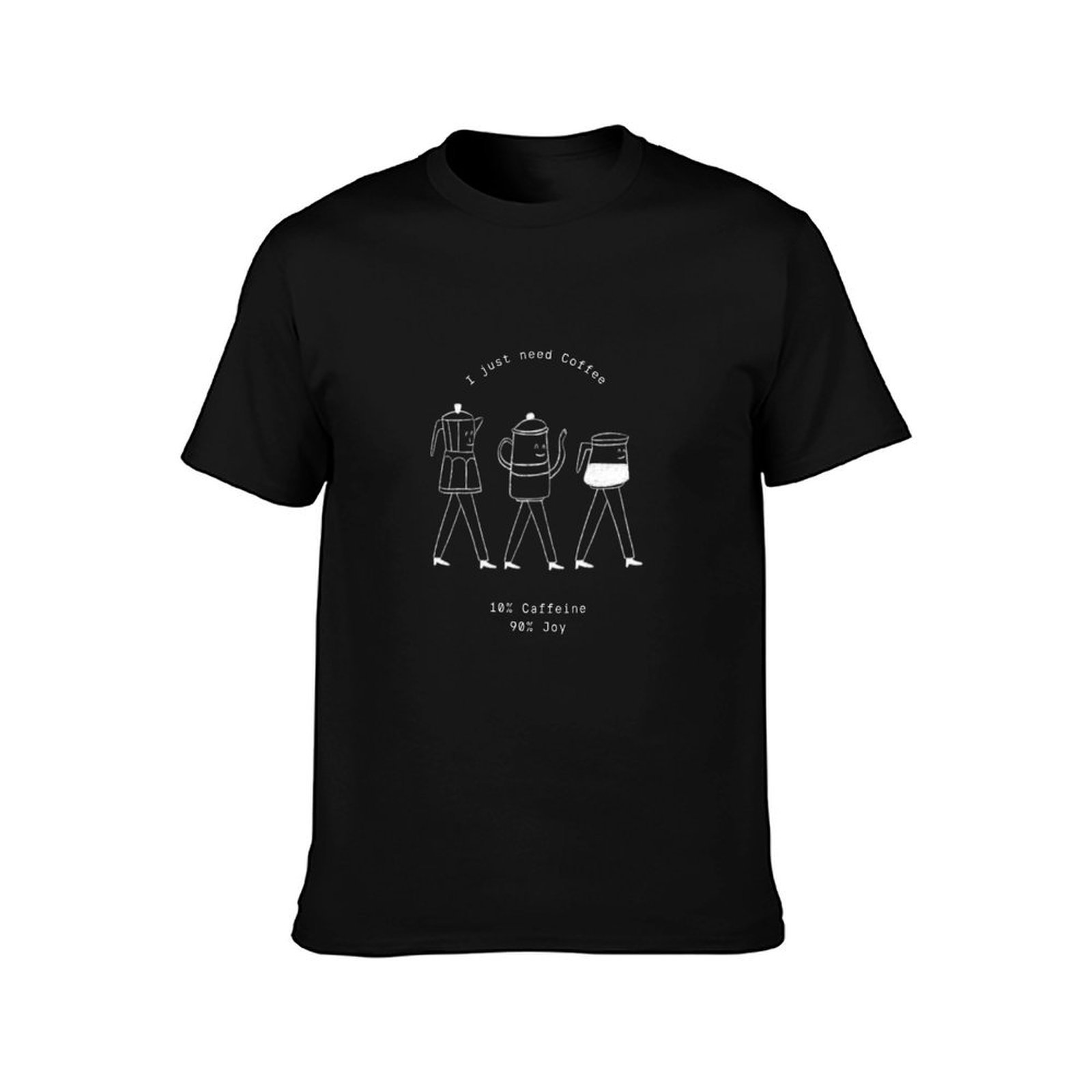 T-shirt z ilustracją sprzętu d – Coffee Equipment Needed recenzja i cena