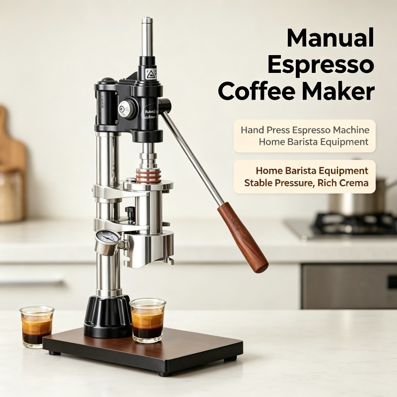 Ręczna ekspresowa maszyna do k – Pressure Gauge Espresso recenzja i cena